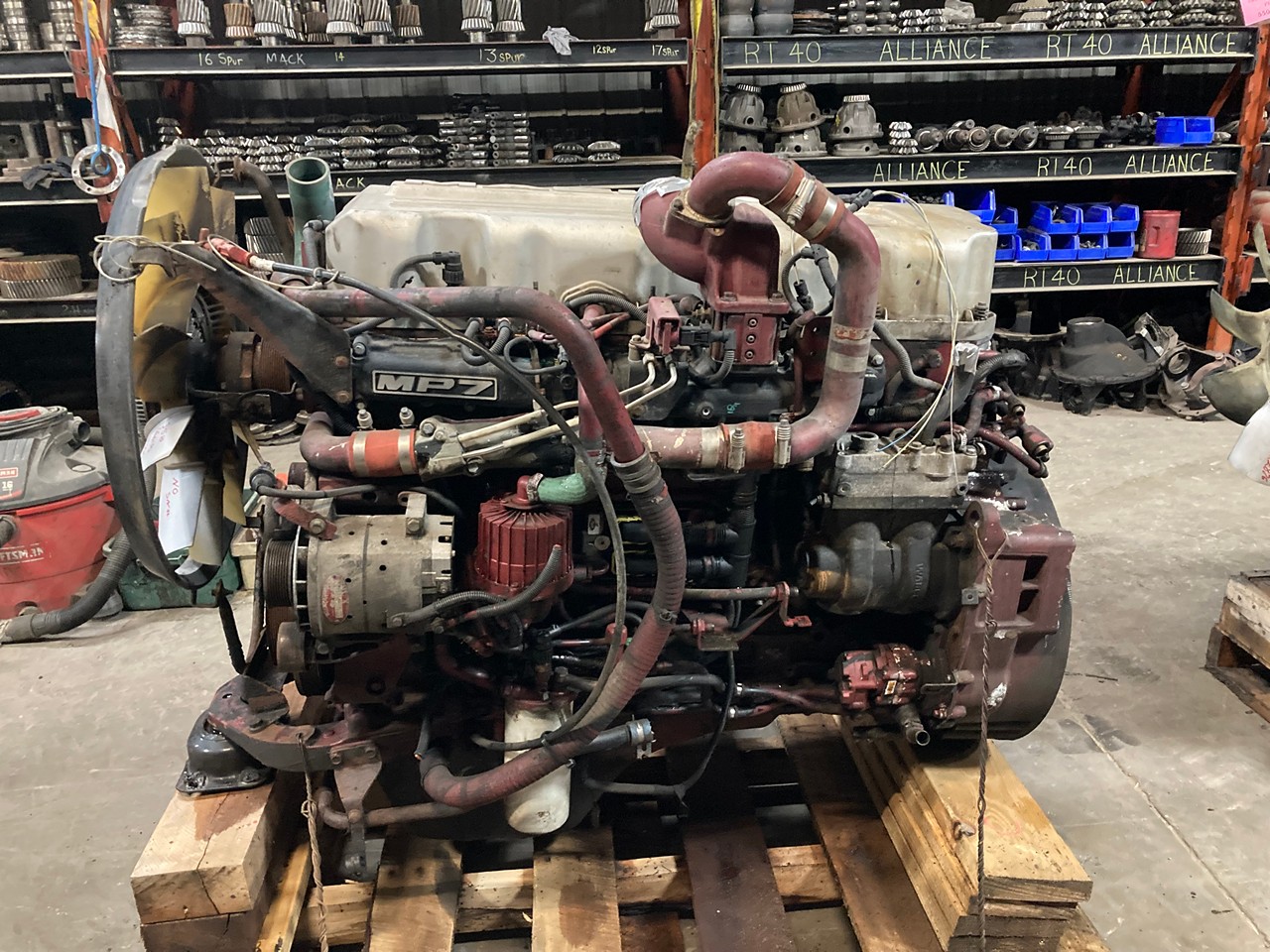 Low Mileage Mack MP7 Diesel Engine w/DPF Emissions